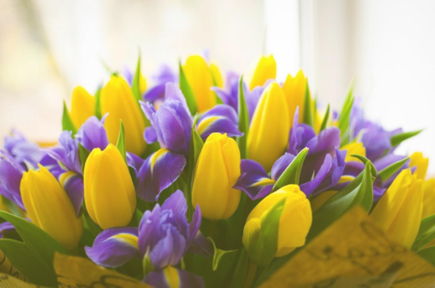 Seasonal floral arrangements displaying natural composition techniques